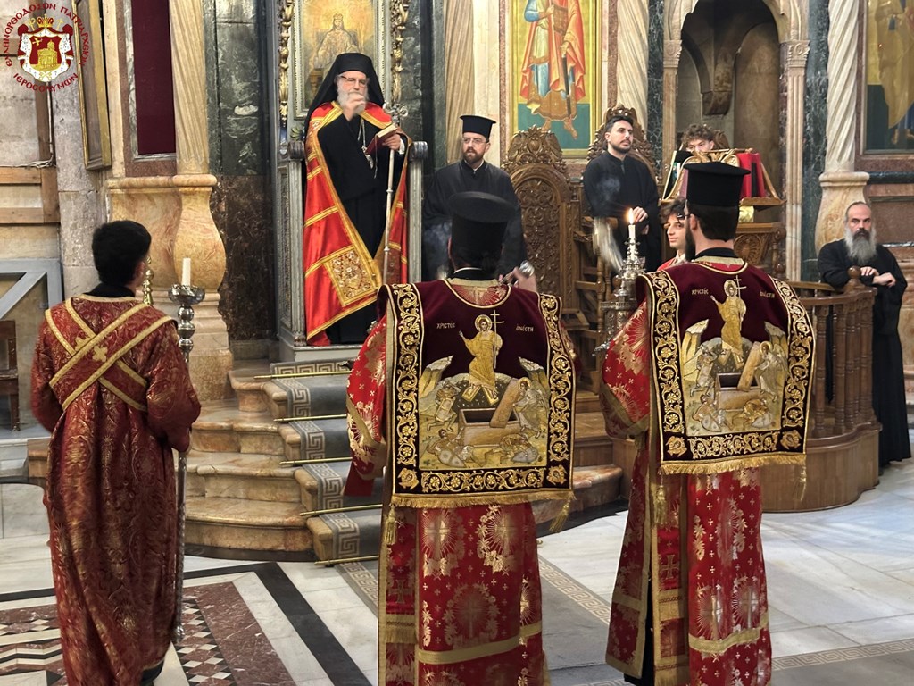 Η Κυριακή του Θωμά στον Πανίερο Ναό της Αναστάσεως