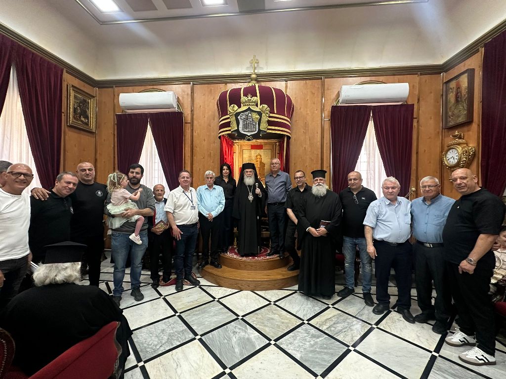 Επισκέψεις στον Πατριάρχη Ιεροσολύμων Θεόφιλο