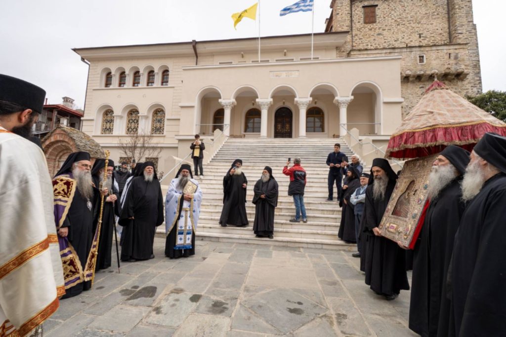 Ο Επίσκοπος Αλμωπίας στην πανήγυρη της “Φοβεράς Προστασίας”
