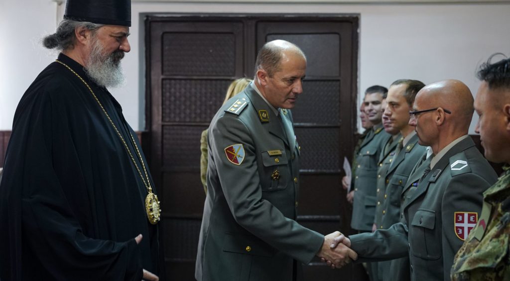 Епископ Исихије на прослави Дана Војске Србије у Касарни „Војвода Живојин Мишић“