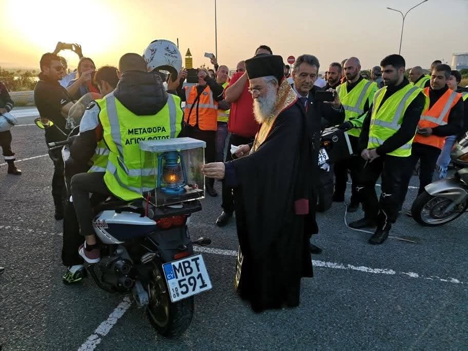 Μοτοσυκλετιστές θα μεταφέρουν το Άγιο Φως στην ελεύθερη επαρχία Αμμοχώστου