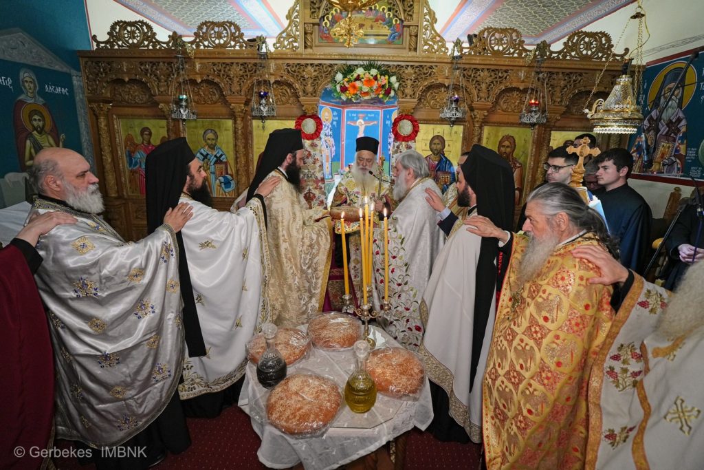 Αρχιερατικός Εσπερινός στο Ιερό Προσκύνημα Αγίου Λαζάρου στον Ευαγγελισμό Λαγκαδά