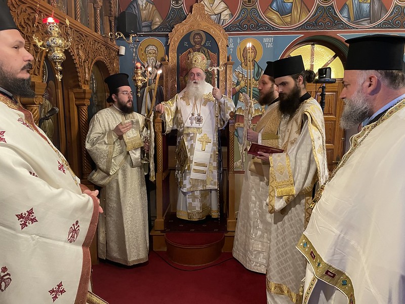 Αρχιερατική Θεία Λειτουργία το Σάββατο του Λαζάρου στο Α’ Κοιμητήριο Κορίνθου