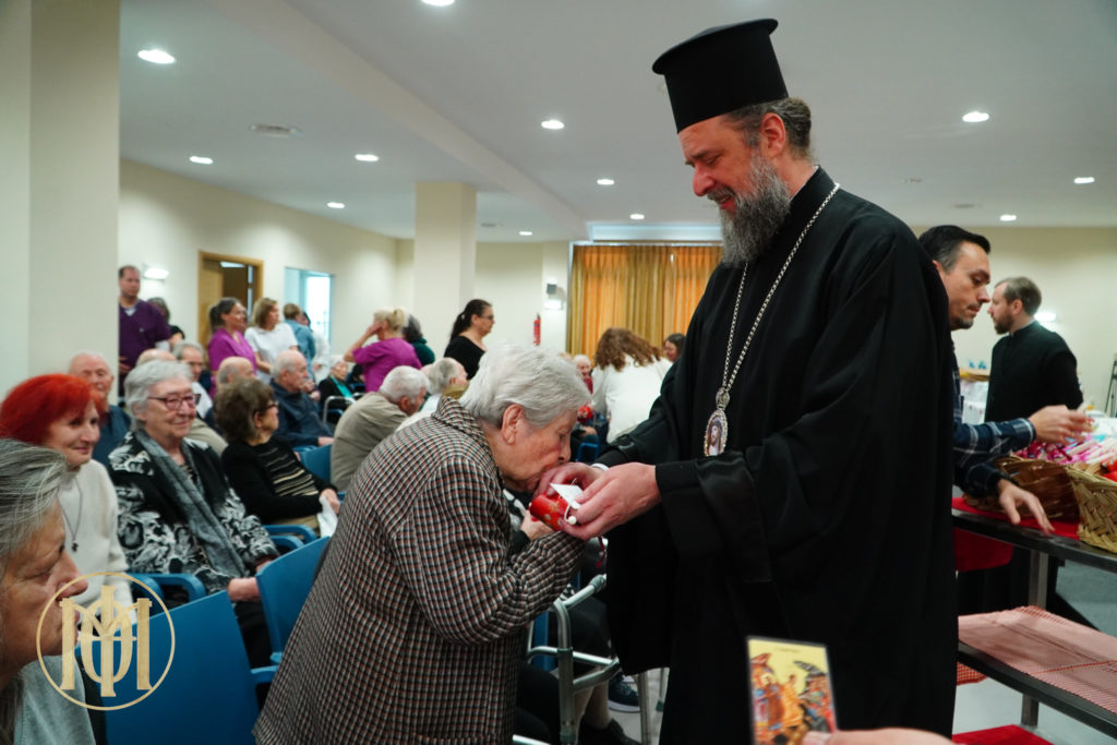Ποιμαντική επίσκεψη του Μητροπολίτη Θεσσαλονίκης στο Χαρίσειο Γηροκομείο