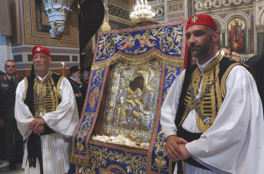 Έλευση της Ιεράς Κοινότητος του Αγίου Όρους στην Ι. Μ. Αιτωλοακαρνανίας