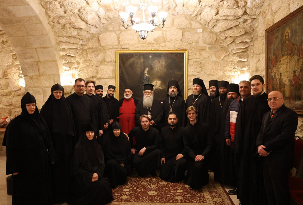 На Светлой седмице начальник Русской духовной миссии совершил в Вифлееме Божественную литургию