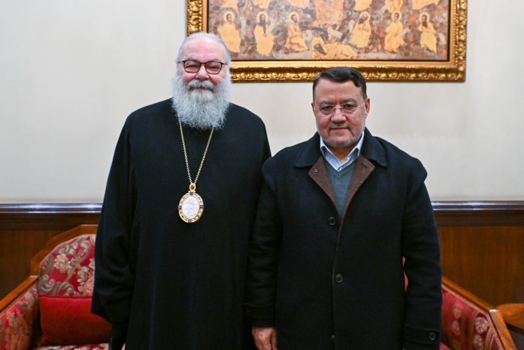 Συνάντηση Πατριάρχη Αντιοχείας με τον σύμβουλο επικοινωνίας της Προεδρίας της Δημοκρατίας της Συρίας