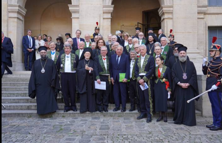 الأكاديمية الفرنسية للعلوم الأخلاقية والسياسية تكرّم البطريرك المسكوني