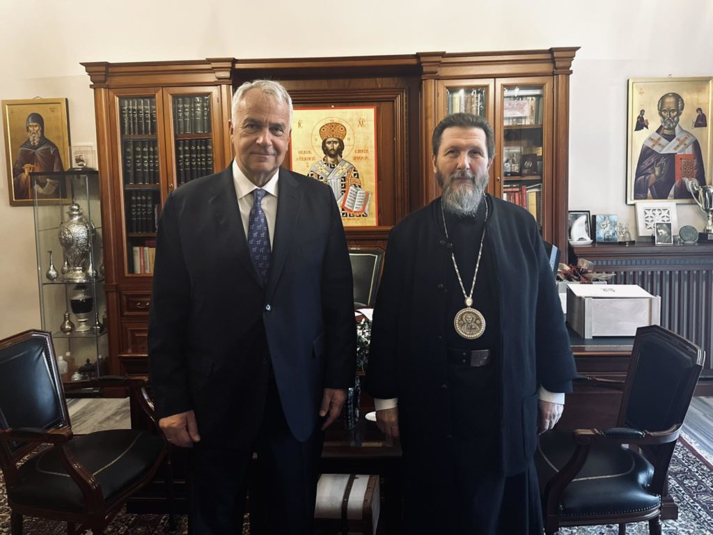Συνάντηση Μητροπολίτη Γλυφάδας και Μάκη Βορίδη