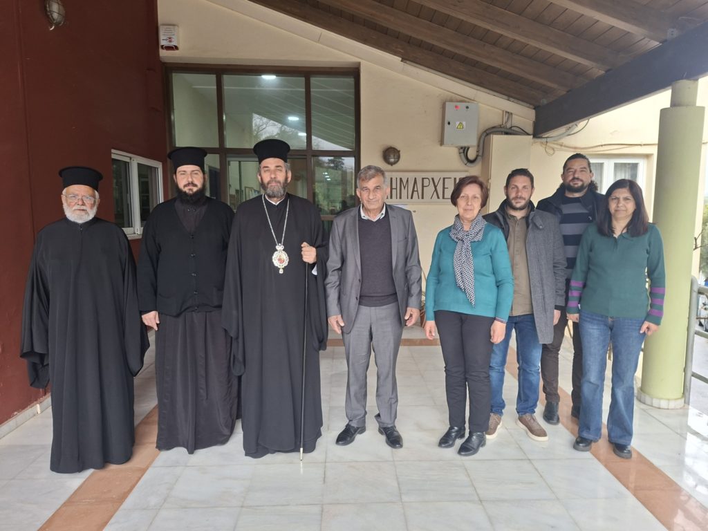 Επίσκεψη του Μητροπολίτη Λάμπης Ιωακείμ στον Δήμαρχο Αμαρίου