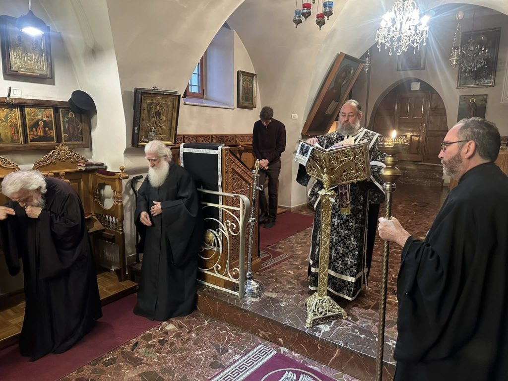 Η τελευταία Θεία Λειτουργία των Προηγιασμένων Δώρων στα Ιεροσόλυμα