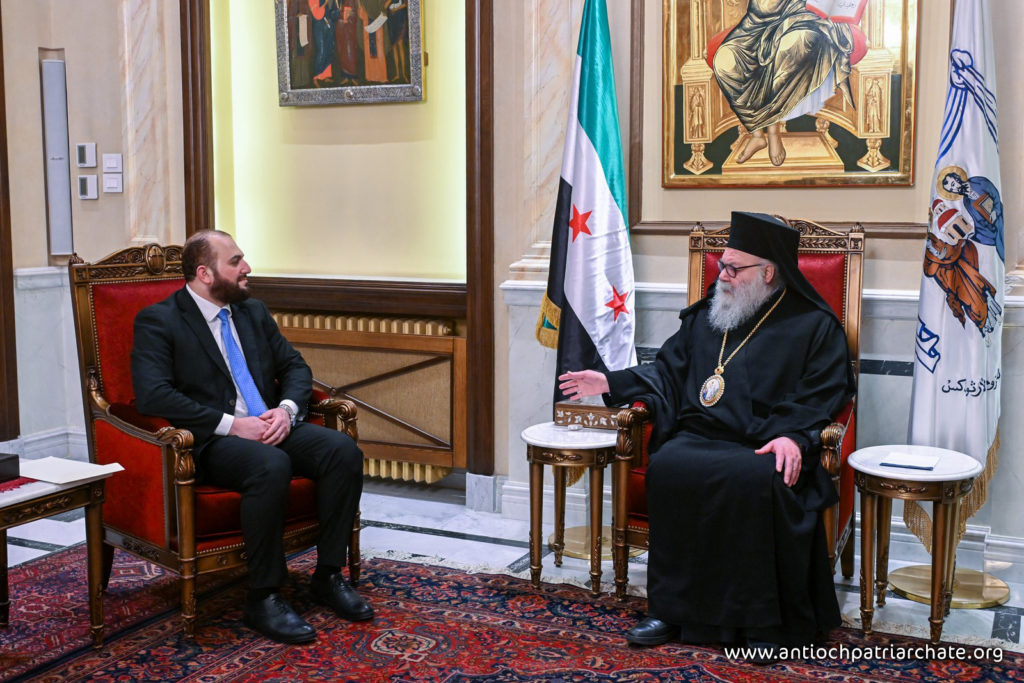 Ο κυβερνήτης της Δαμασκού μετέφερε τις ευχές του Προέδρου της Δημοκρατίας της Συρίας στον Πατριάρχη Αντιοχείας