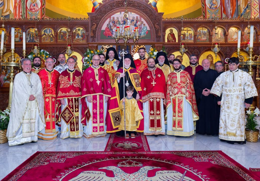 Ο Αρχιεπίσκοπος Αμερικής στον Ι.Ν. Ζωοδόχου Πηγής στο Μπρονξ