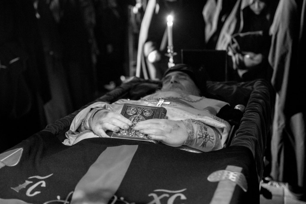 Η Εξόδιος Ακολουθία του μακαριστού Αρχιμανδρίτη Ιωσήφ, Καθηγουμένου της Ιεράς Μονής Αγίου Νεκταρίου Νέας Υόρκης