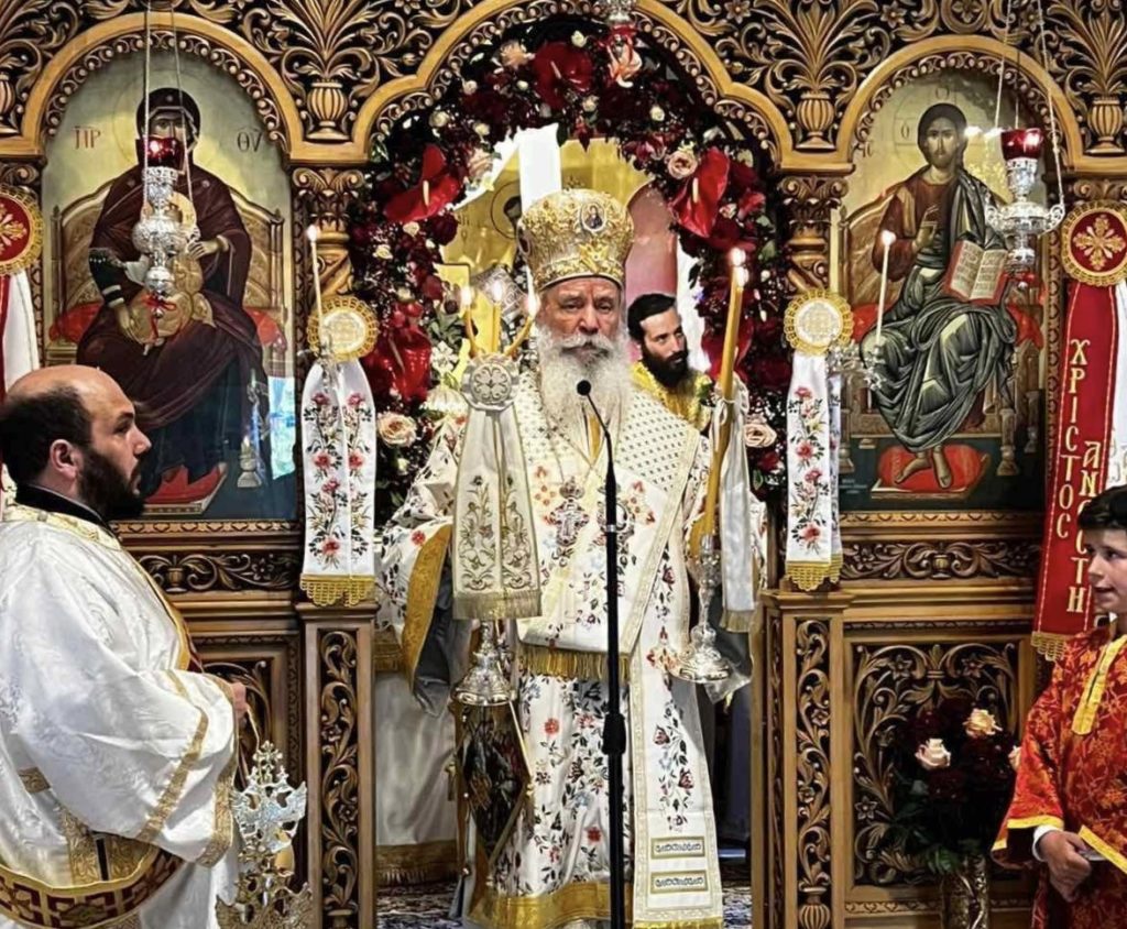 Η ψηλάφηση του Αποστόλου Θωμά στον Ι.Ν. Συνάξεως Αιγινητών Αγίων