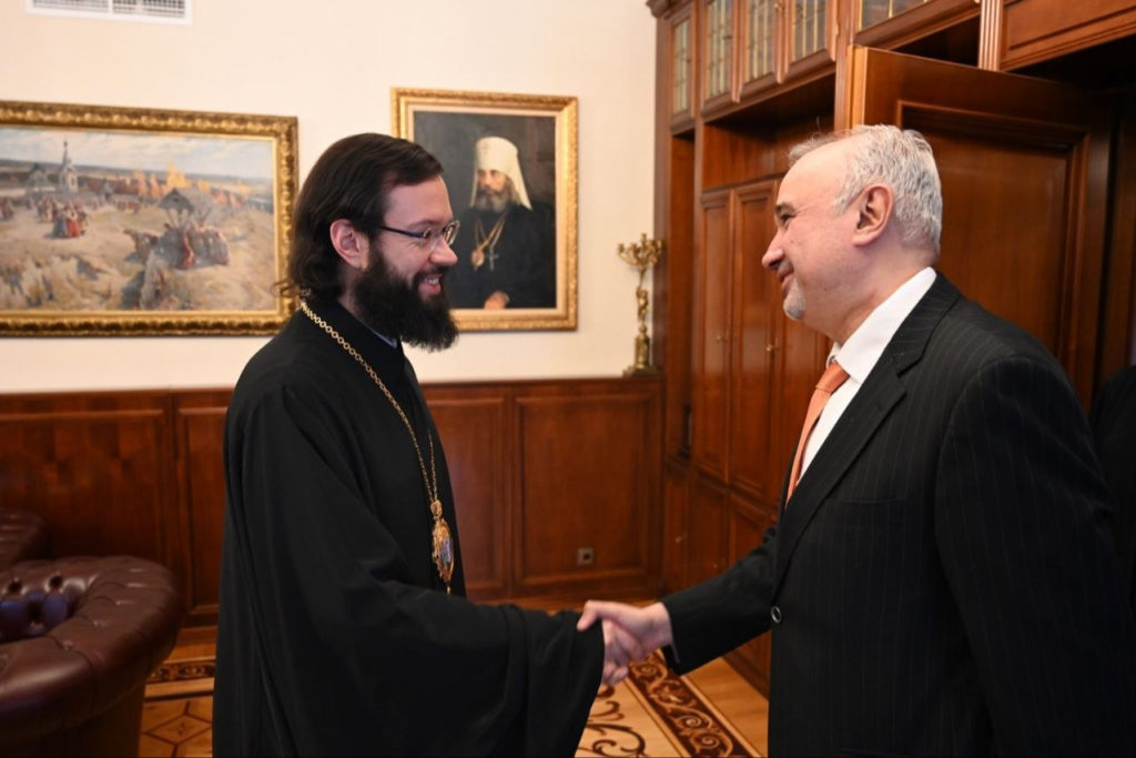 Συνάντηση Μητροπολίτη Βολοκολαμσκ με τον Πρέσβη του Πακιστάν στη Ρωσία