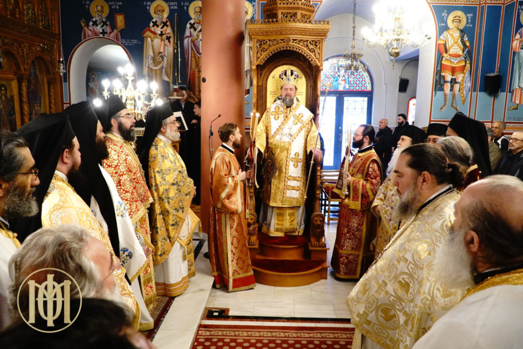 Η εορτή του αγίου Γεωργίου του Τροπαιοφόρου στη Μητρόπολη Θεσσαλονίκης