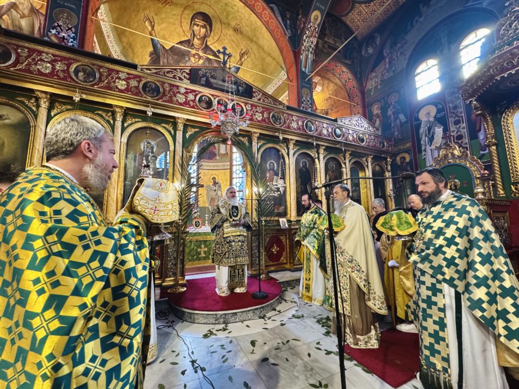Η Κυριακή των Βαΐων στην Ιερά Μητρόπολη Νέας Κρήνης και Καλαμαριάς