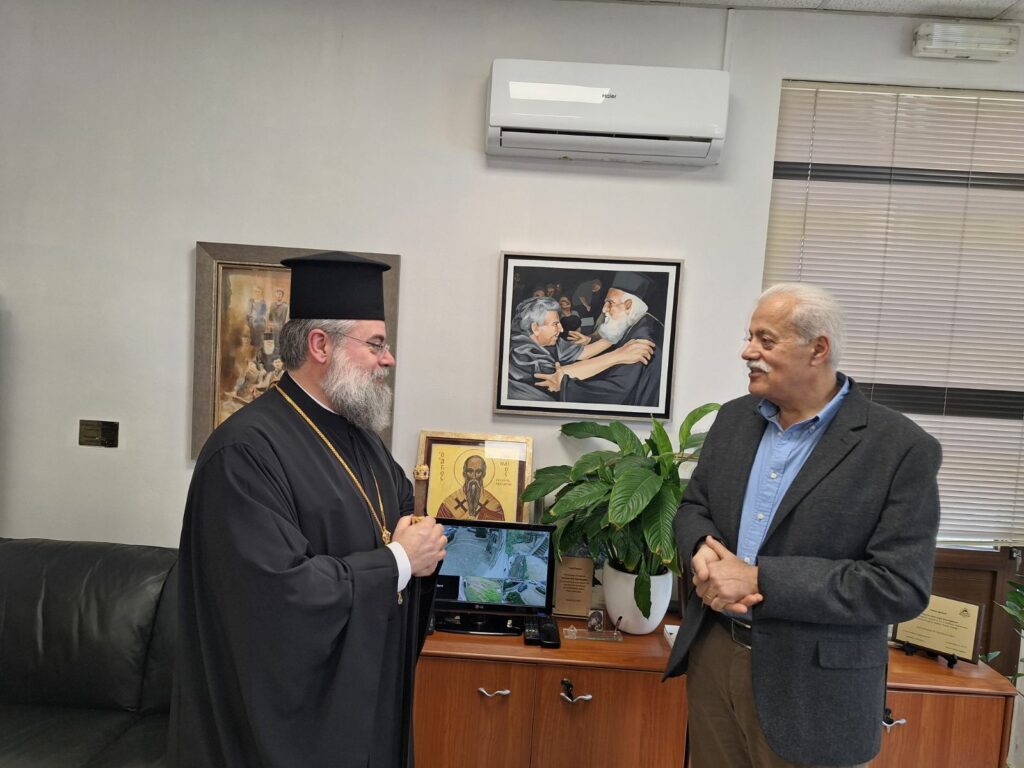Επίσκεψη Μητροπολίτη Κυδωνίας Τίτου στον Δήμαρχο Αποκορώνου