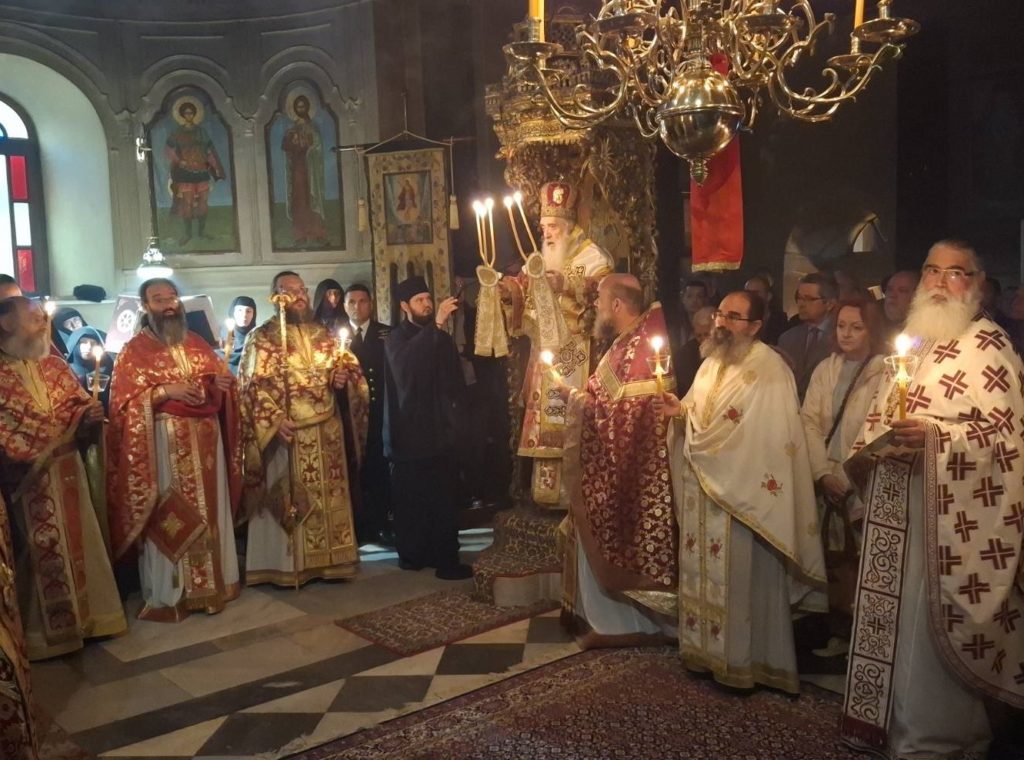 Με αναστάσιμη λαμπρότητα ο εορτασμός της Ι.Μ. Ζωοδόχου Πηγής στη Μητρόπολη Σάμου