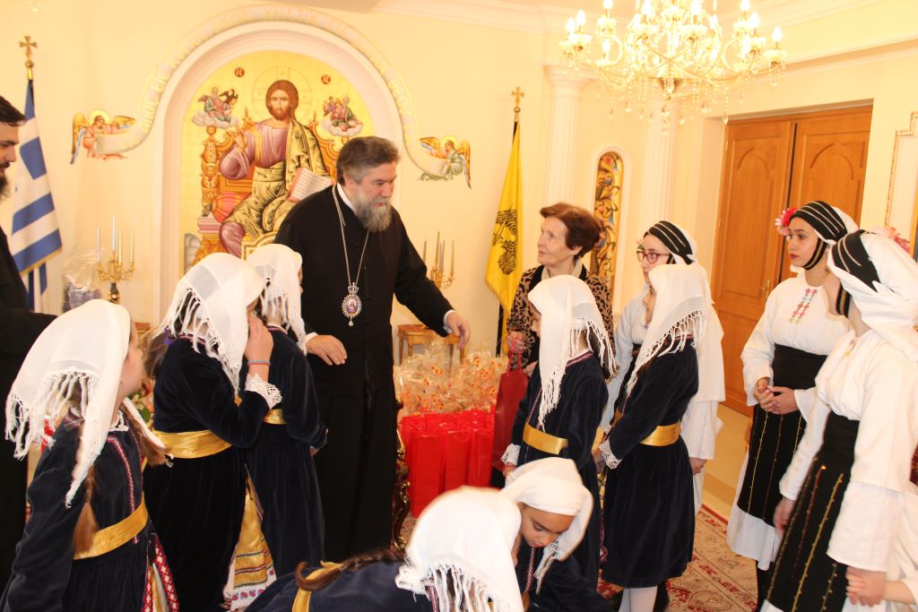 Παιδιά του «Λυκείου Ελληνίδων» Σερρών επισκέφθηκαν τον Ποιμενάρχη τους