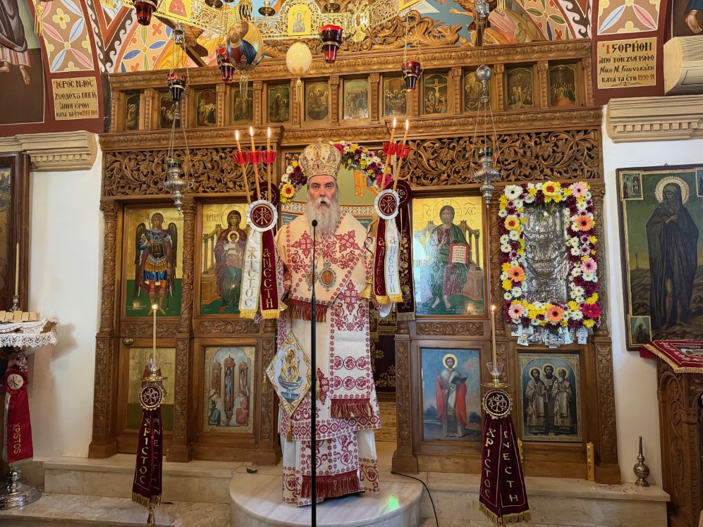 Κισάμου Αμφιλόχιος: Πηγή της ζωής η Παναγία μας καθώς αντλεί ζωή και φως από τον Ζωοδότη Κύριο