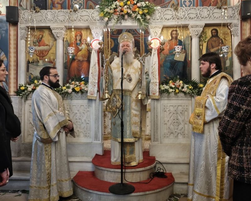 Πανηγύρισε ο Ι.Ν. Ζωοδόχου Πηγής του εκκλησιαστικού ορφανοτροφείου Χαλκίδος