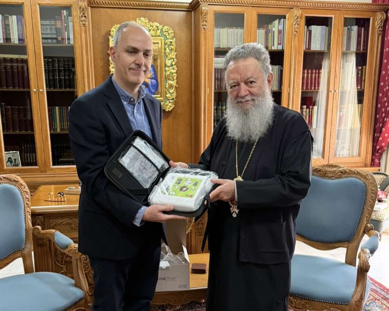 Δωρεά απινιδωτή στις κατασκηνώσεις της Ιεράς Μητροπόλεως Χαλκίδος