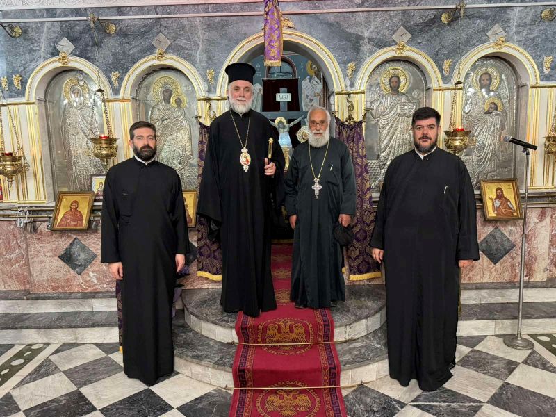 Ο Επίσκοπος Σκοπέλου στην Καλλιθέα Αμαρύνθου