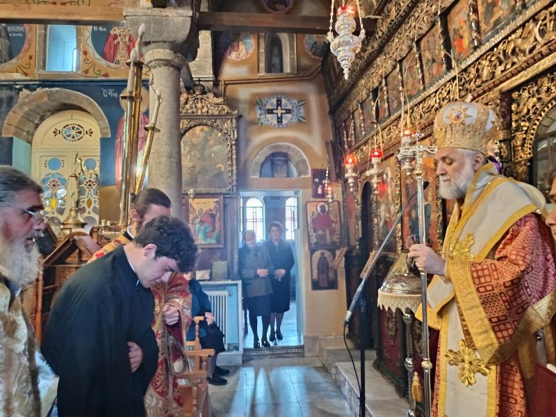 Χειροθεσία Αναγνώστη τέλεσε ο Επίσκοπος Σκοπέλου