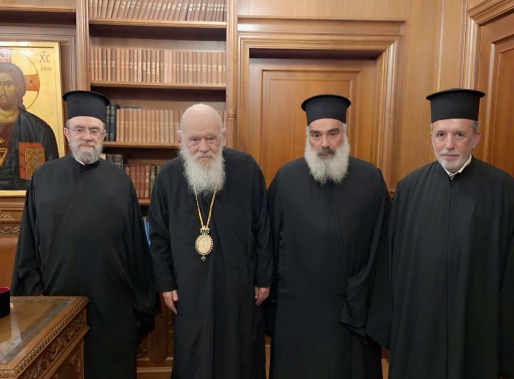 Συνάντηση αντιπροσωπείας του ΙΣΚΕ με τον Αρχιεπίσκοπο Ιερώνυμο