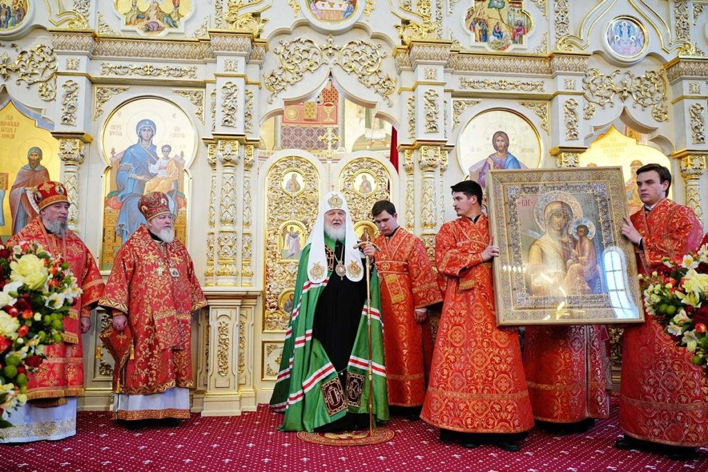 Патриаршая проповедь после Литургии в храме Рождества Христова в станице Динской Краснодарского края