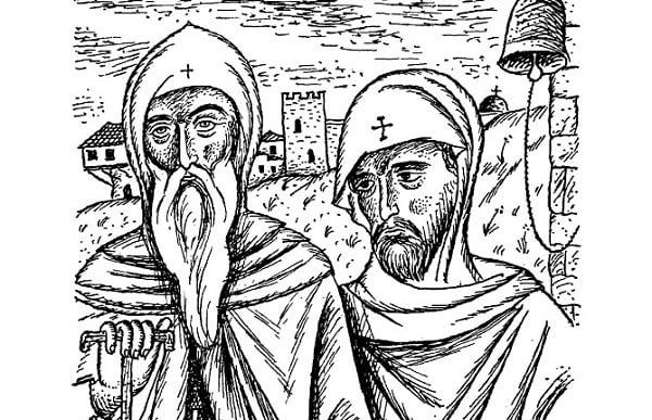 Η Παναγία εμφανίζεται στον θεληματάρη και αμελή μοναχό και τον διορθώνει