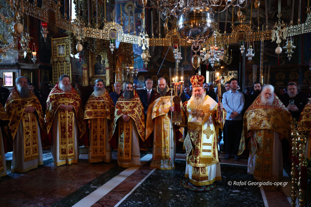 Η πανήγυρη του Ευαγγελισμού της Θεοτόκου στην Ι.Μ.Μ. Βατοπαιδίου (ΒΙΝΤΕΟ)