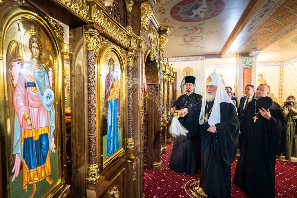 Святейший Патриарх Кирилл посетил Кубанский казачий кадетский корпус имени атамана И.В. Безуглого в станице Динской