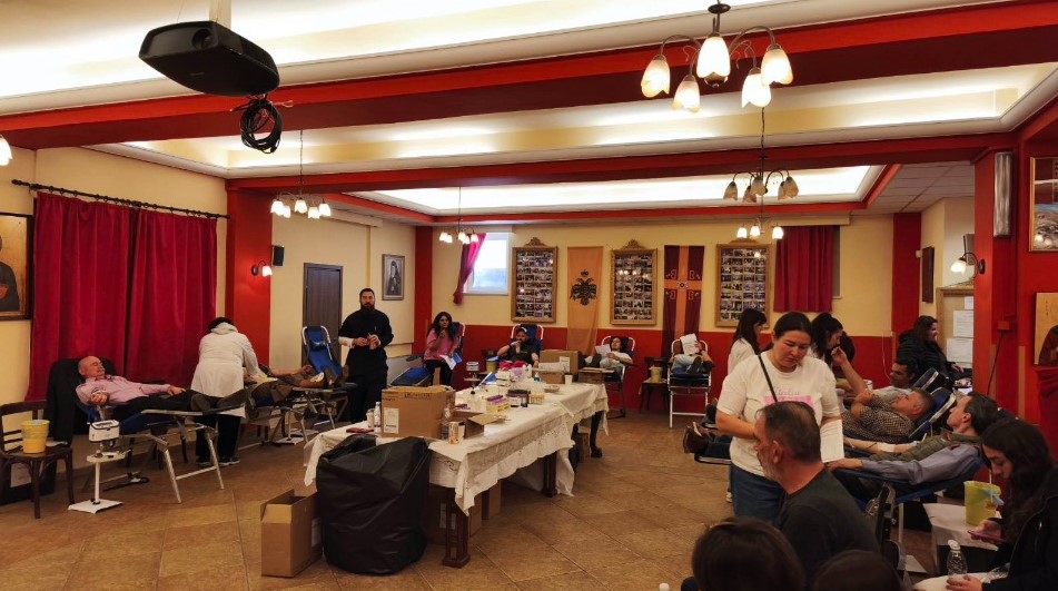 Ολοκληρώθηκε η 78η Αιμοδοσία Ι.Ν. Αγίων Αποστόλων Πέτρου και Παύλου Πεύκης