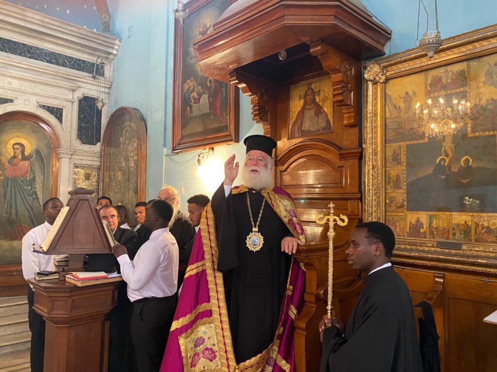 Ο Πατριάρχης Αλεξανδρείας χοροστάτησε στον Άγιο Γεώργιο του Κανισκερείου Ιδρύματος