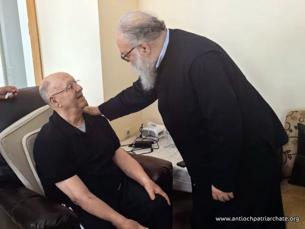 Ο Πατριάρχης Αντιοχείας επισκέφθηκε τον π. Δημήτριο Γιλντιρίμ, εφημέριο της ενορίας Αλεξανδρέττας