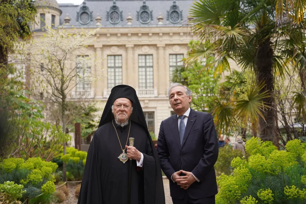 The Ecumenical Patriarch visits the historic building of the National Library of France