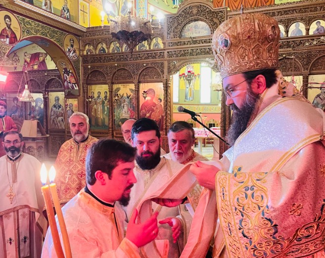 Σάββατο του Λαζάρου και χειροτονία Διακόνου στην Κορυτσά