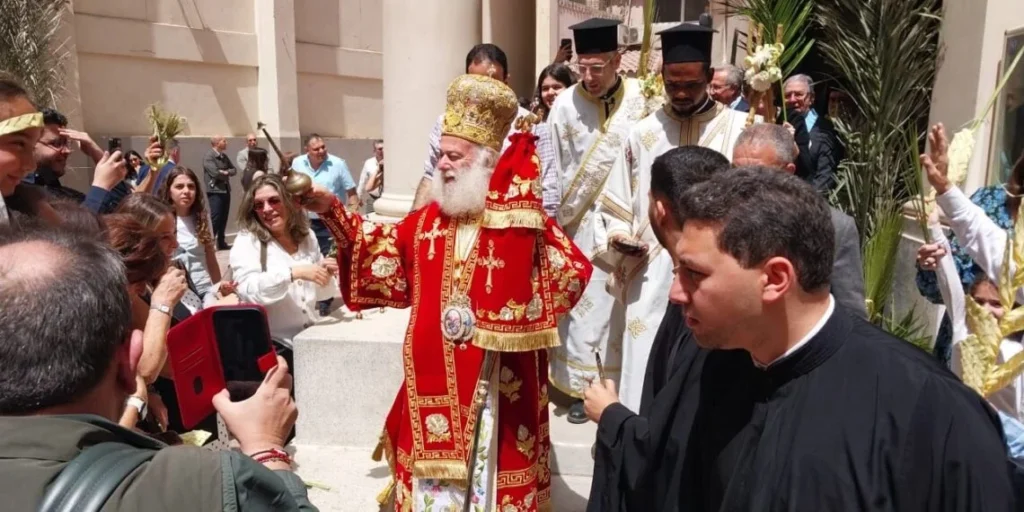 Patriarch of Alexandria presides over Palm Sunday celebration in Cairo