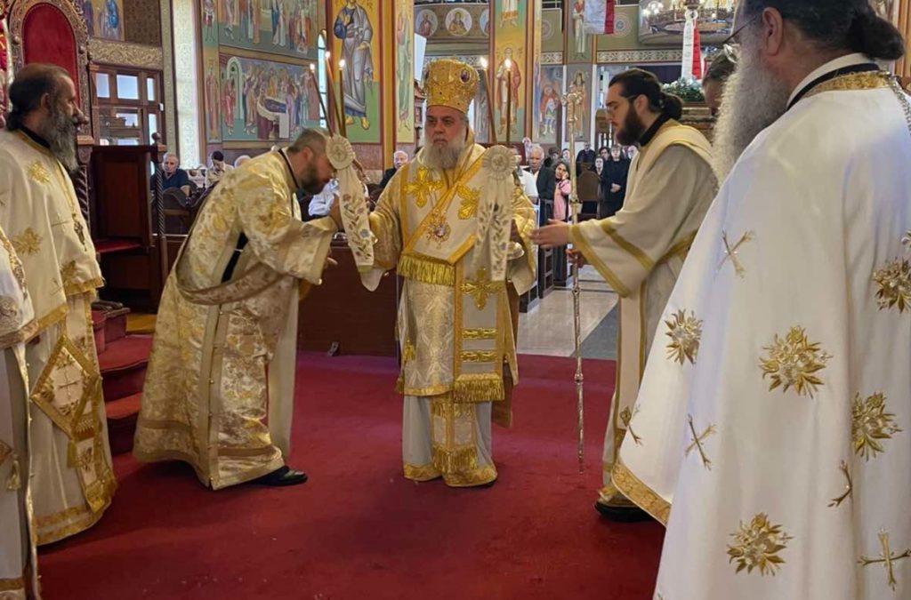 Ο Μητροπολίτης Κιτίου στην πανηγυρίζουσα Ιερά Μονή Αγίου Γεωργίου Κοντού στη Λάρνακα