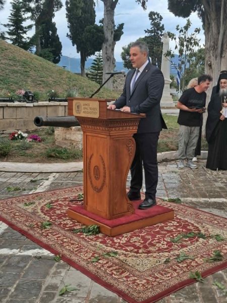 Δήμαρχος Μεσολογγίου: «Στεκόμαστε στον Κήπο των Ηρώων μας για να υποδεχθούμε μαζί τους τη μεγάλη μας Επισκέπτρια»