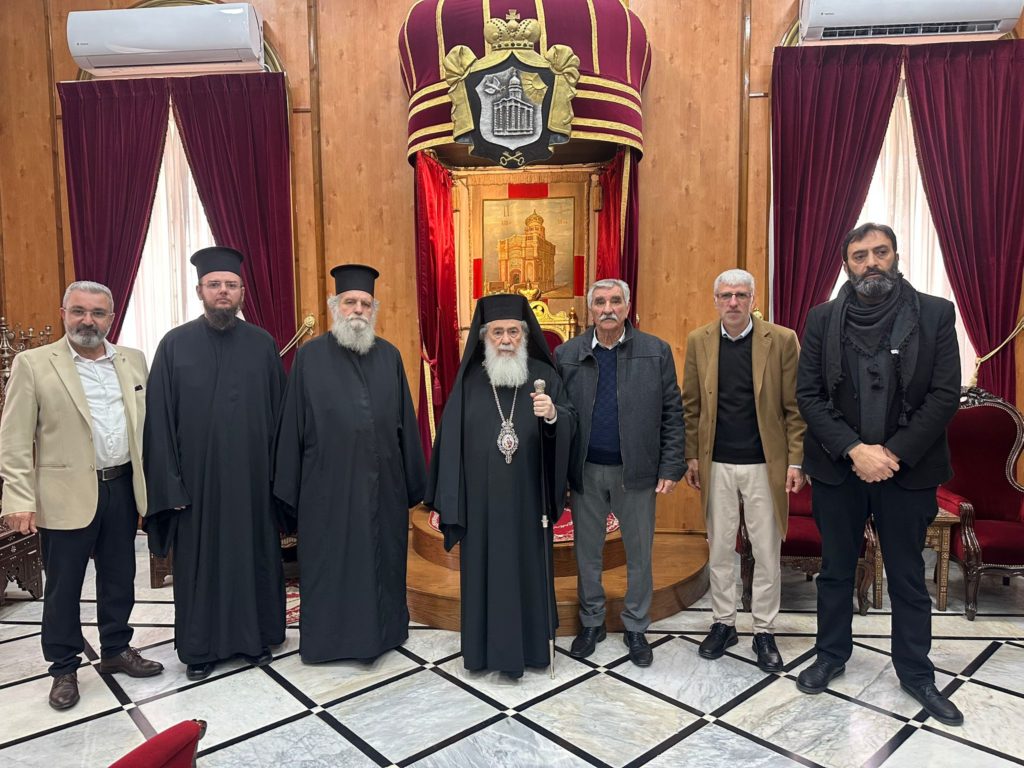 Επισκέψεις στον Πατριάρχη Ιεροσολύμων Θεόφιλο