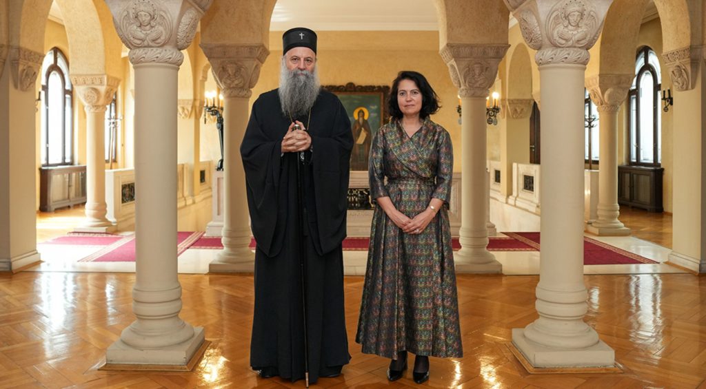 Патријарх Порфирије разговарао са шефом Канцеларије Уједињених нација у Београду