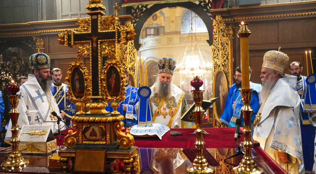 Патријарх Порфирије објавио: Појас Пресвете Богородице на челу Спасовданске литије!