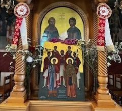 Με Αναστάσιμη λαμπρότητα εορτάστηκε η Κυριακή του Θωμά στον Ι.Ν. Αγίου Παντελεήμονος Λουτρών Αιδηψού