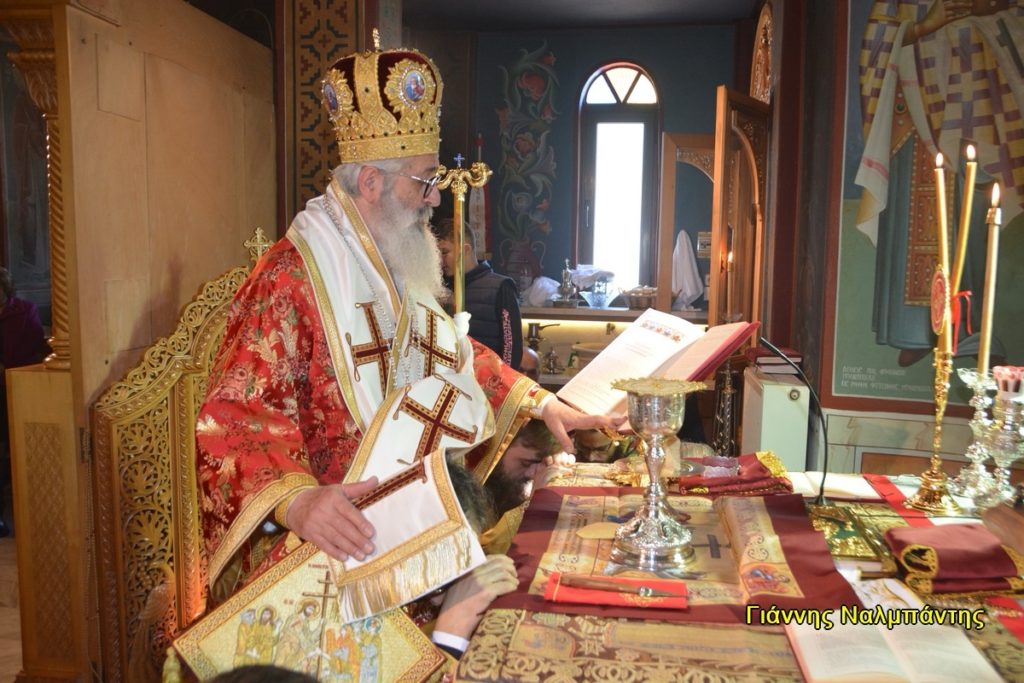 Χειροτονία νέου διακόνου στην Ι.Μ. Αγίου Ιωάννου Θεολόγου στο Αετοχώρι