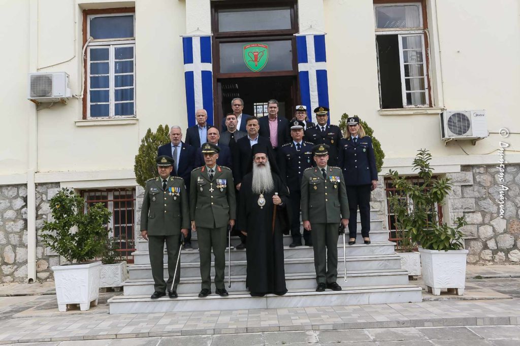 Ο Μητροπολίτης Φθιώτιδος στην τελετή Παράδοσης Παραλαβής του ΚΕΥΠ
