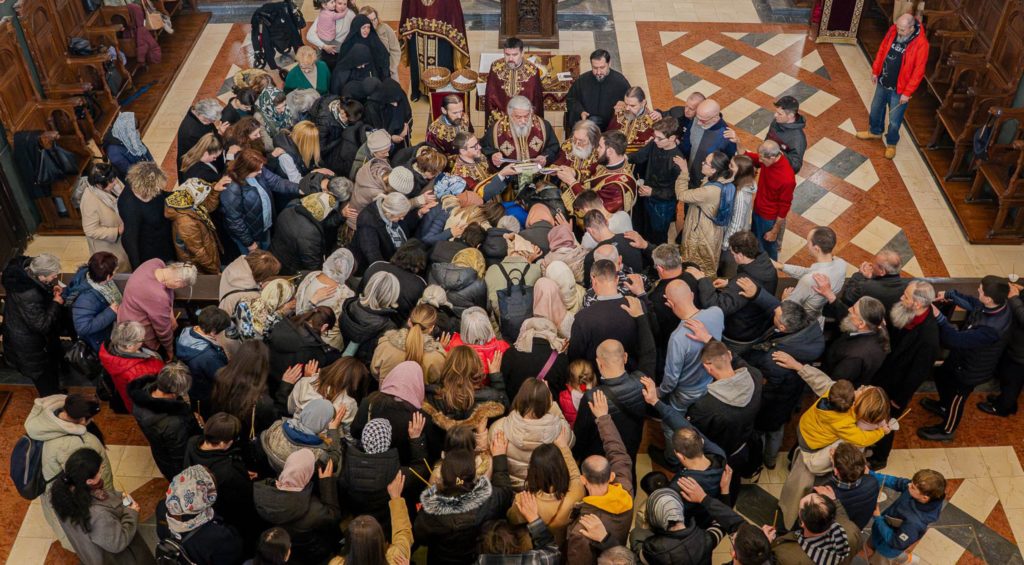 Света тајна јелеосвећења у Загребу